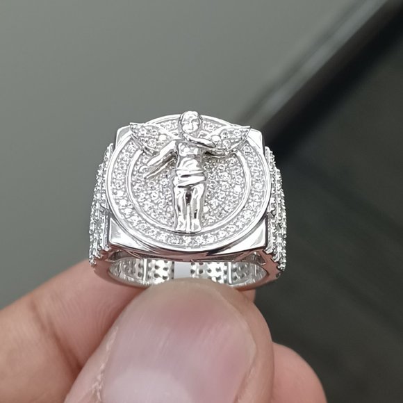 925 sterling Silver Angle Ring